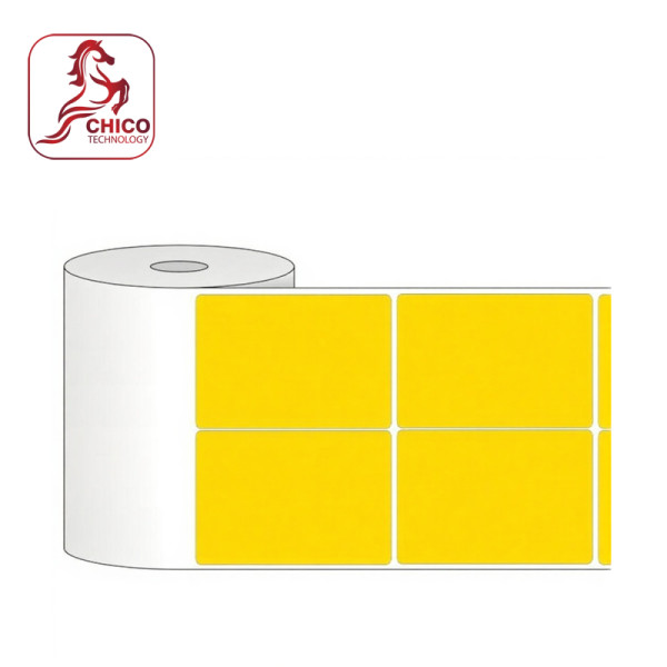 Giấy in mã vạch 2 tem 50x70x100M (in màu)