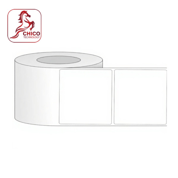 Giấy in mã vạch 1 tem 90x72x50M (Bo góc)