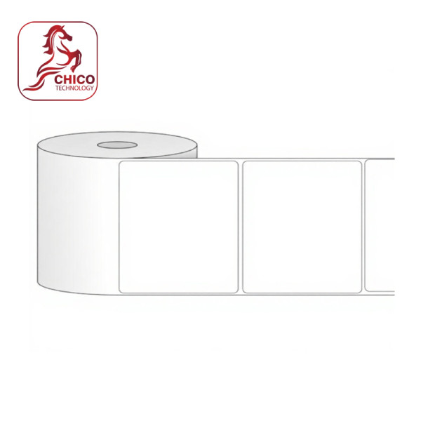 Giấy in mã vạch 1 tem 95x55x50M, bo góc