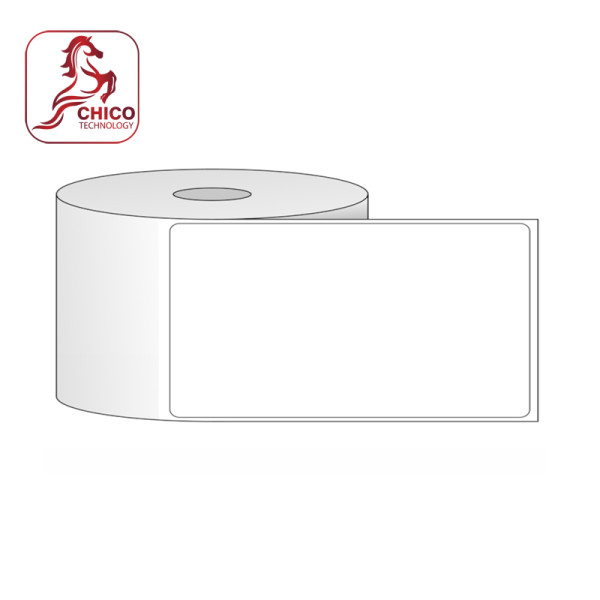 Giấy in mã vạch 1 tem 100x160x50M, bo góc