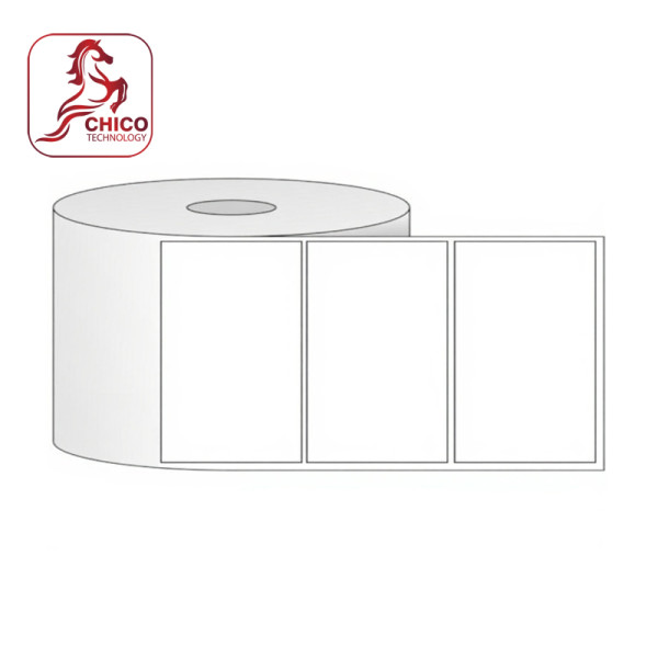 Giấy in mã vạch 1 tem 100x50x50M, vuông