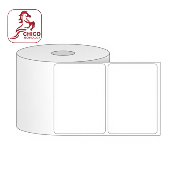 Giấy in mã vạch 1 tem 95x65x50M, bo góc