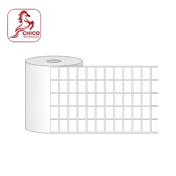 Giấy in mã vạch 5 tem 20x12x50m