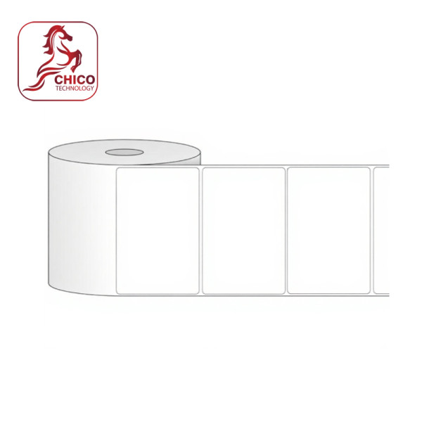 Giấy in mã vạch 1 tem 100x32x50m, bo góc