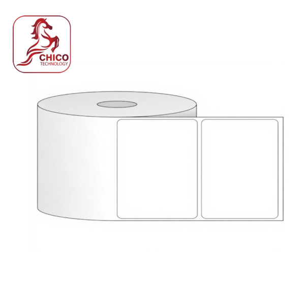 Giấy in mã vạch 1 tem 100x70x50M, bo góc