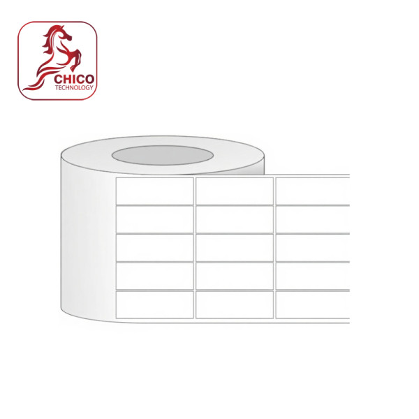 Giấy in mã vạch 5 tem 20x40x100M
