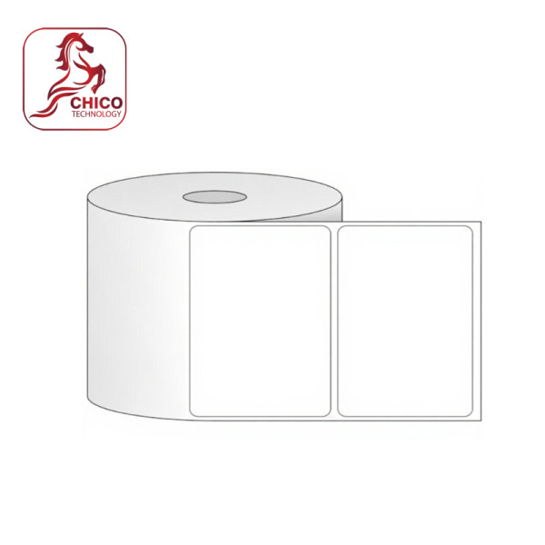 Giấy in mã vạch 1 tem 105x60x100M( Bo góc)