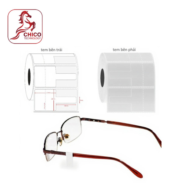 Giấy in tem kính PVC 45x30x50M(15x2+ đuôi 30x7)