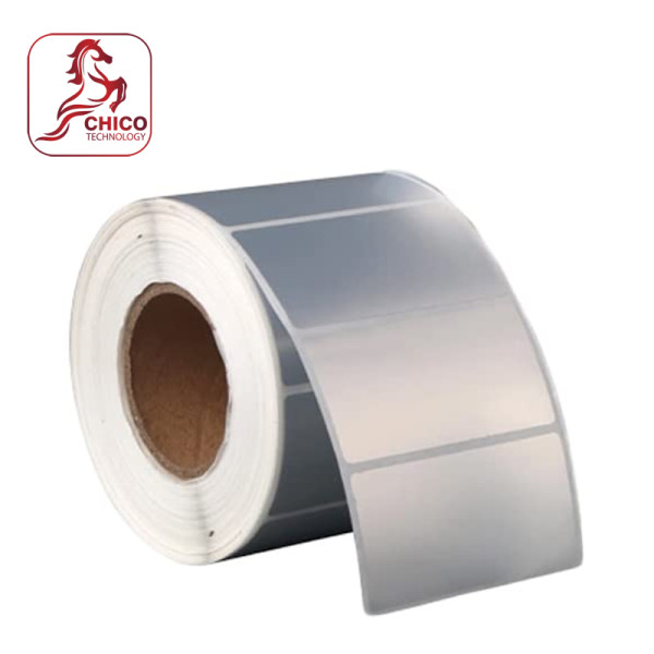 Giấy in mã vạch xi bạc 1 tem 100x150x50m