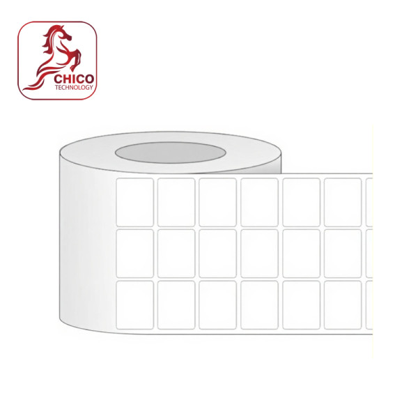 Giấy in mã vạch 3 tem 35x22x150m, bo góc