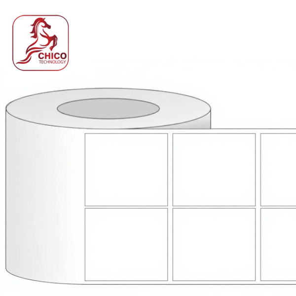 Giấy in mã vạch 2 tem 50x50x100M
