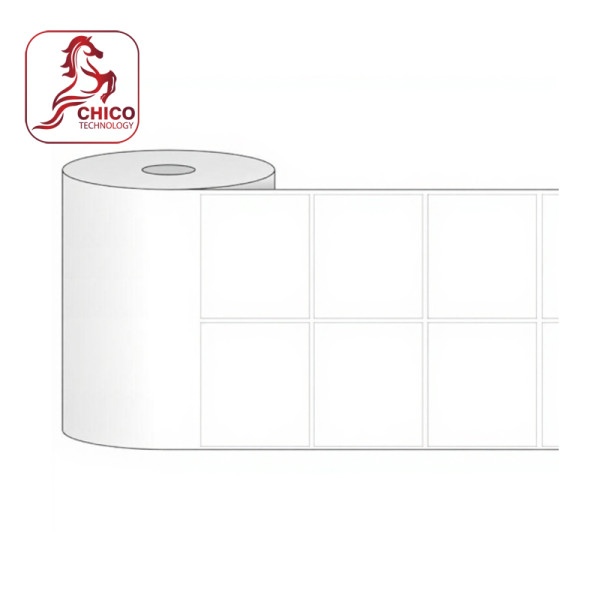 Giấy in mã vạch 2 tem 50x40x50m