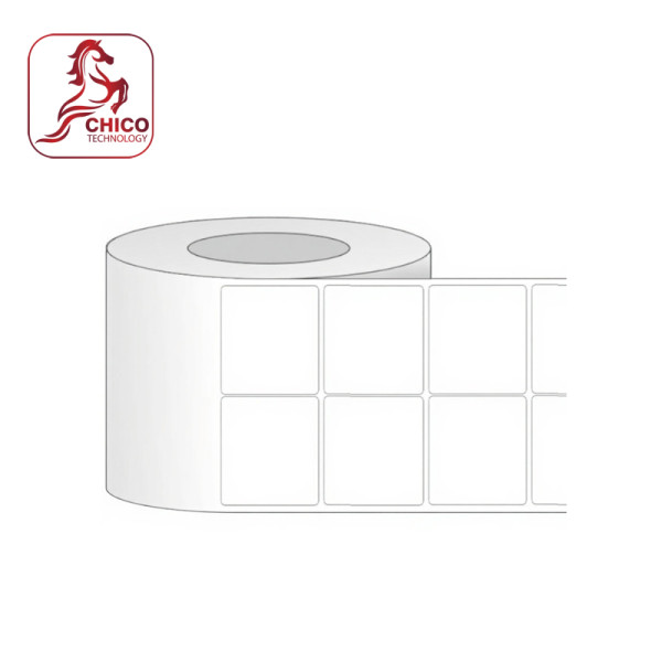 Giấy in mã vạch 2 tem 50x30x100m