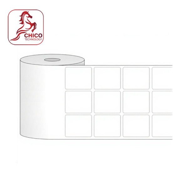 Giấy in mã vạch 3 tem 30x30x50m bo góc