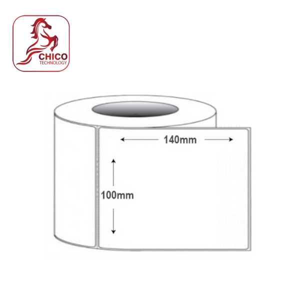 Giấy in mã vạch 1 tem 100x140x100m