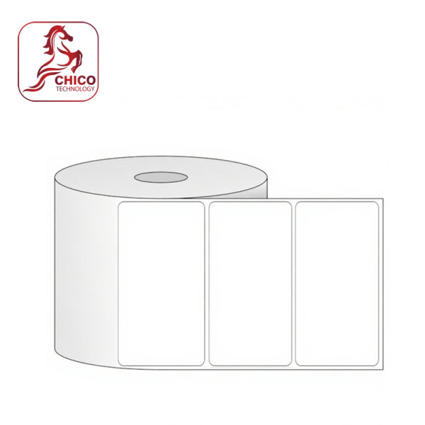 Giấy in mã vạch 1 tem 90x50x100m,bo góc