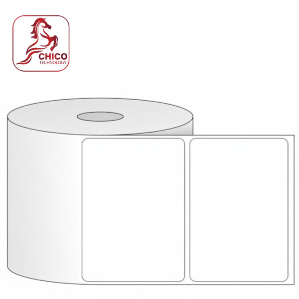 Giấy in mã vạch 1 tem 90x60x100m, bo góc
