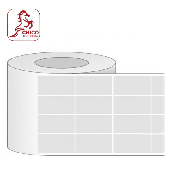 Giấy in mã vạch 4 tem 25x40x100m