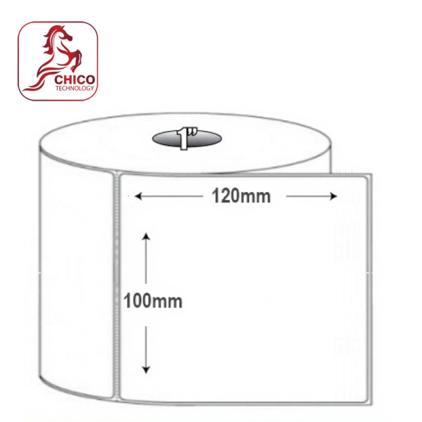 Giấy in mã vạch 1 tem 100x120x100m (bo góc)