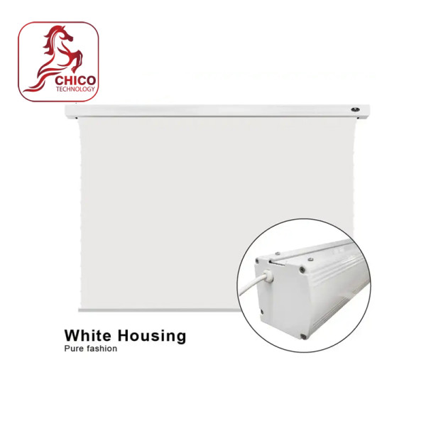 Màn chiếu điện Tab-tensioned Vividstorm VMSLWA100H 100 Inch (16:9) – All White