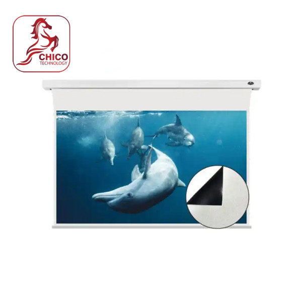 Màn chiếu điện Tab-tensioned Vividstorm VMSLWA120H 120 Inch (16:9) – All White