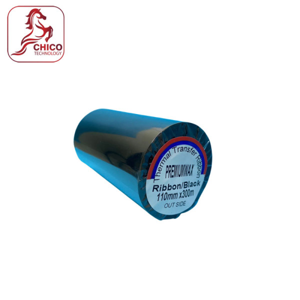 Ruy băng mực wax premium máy in mã vạch Gainscha GS-2406T