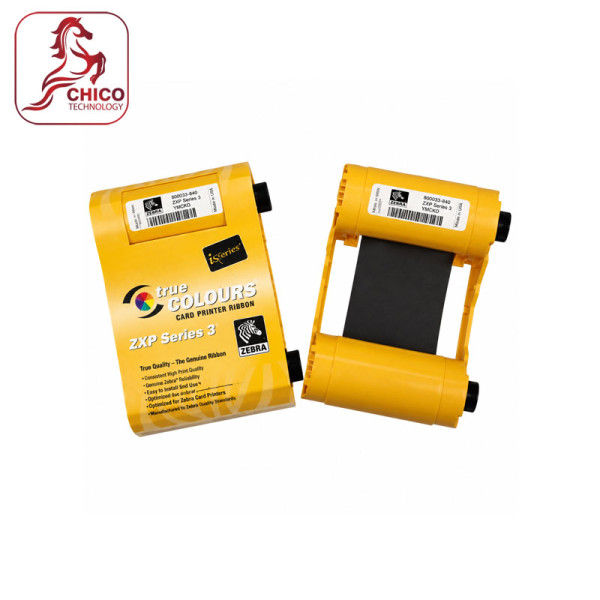 Ruy băng mực máy in mã vạch Zebra ZXP3 (800033-801)