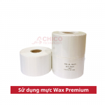 Giấy in mã vạch 2 tem thường 25mmx15mmx50M